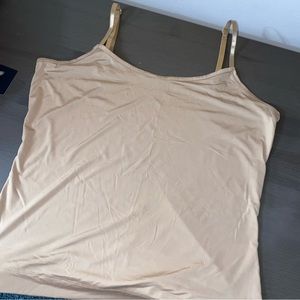 NWOT Lands End Camisole Size M Light Brown/Golden Color